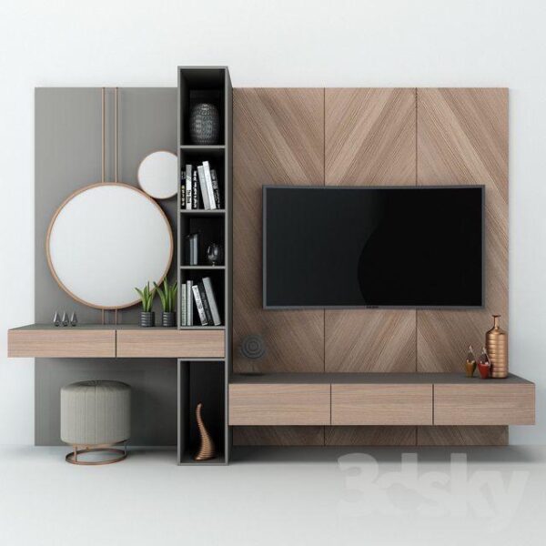 Tv Console with Shelf 511H-TCS004